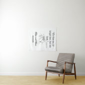 Personalisierte Hochzeit Wandteppich (Beispiel (Horizontal))