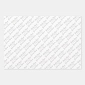 Personalisierte Hochzeit wünscht Brauerei Groom Si Geschenkpapier Set (Vorderseite 3)