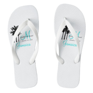 Personalisierte Hochzeiten am Strand Badesandalen