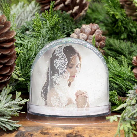 Personalisierte Hochzeiten Foto Snow Globes Schneekugeln (Winter)