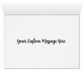 Personalisierte Hochzeiten Glückwunsch Rustikales  (Innenansicht Horizontal (Unten))