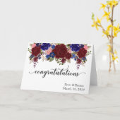 Personalisierte Hochzeiten Herzlichen Glückwunsch Karte (Gelbe Blume)