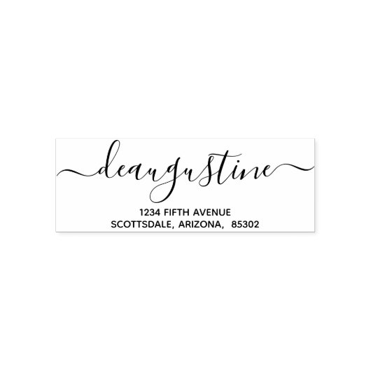 Personalisierte Hochzeiten usw. Rücksendeadresse Permastempel (Design)