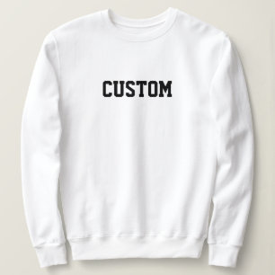 Personalisierte Hochzeiten Vintag Minimalistisch Sweatshirt