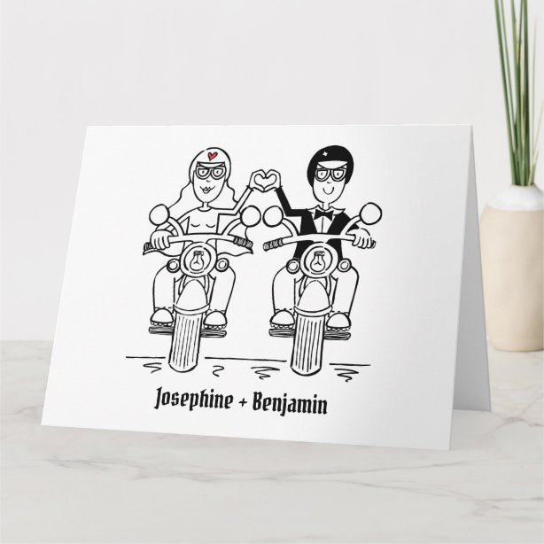 Motorrad Glückwunschkarten Zazzle.de