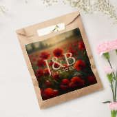 Personalisierte Hochzeiten von Roten Poppies Geschenktütchen (Versiegelt)