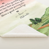 Personalisierte Hochzeiten wollen Braut und Bräuti Sherpadecke (3/4)