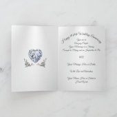 Personalisierte Hochzeitkarte mit FOTO Karte (Innenseite)