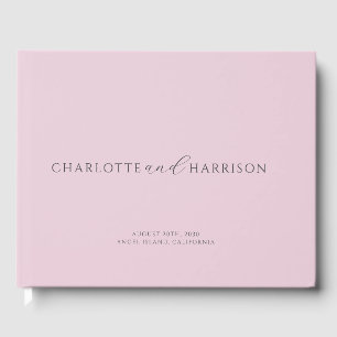 Personalisierte Hochzeitmonogramm Gästebuch