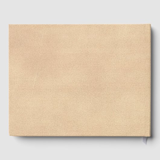 Personalisierte Hochzeitmonogramm-Imitate Gästebuch (Rückseite)