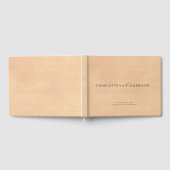 Personalisierte Hochzeitmonogramm-Imitate Gästebuch (Voll)