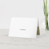 Personalisierte Hochzeits-Einladung mit UAWG Einladung (Rückseite)