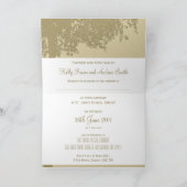 Personalisierte Hochzeits-Einladung mit UAWG Einladung (Innenseite)