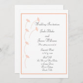 Personalisierte Hochzeits-Einladungen Einladung (Vorne/Hinten)