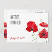 Personalisierte Hochzeits-/Jahrestags-Einladung Einladung (Vorne/Hinten)