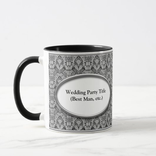 Personalisierte Hochzeits-Party-Tassen Tasse (Links)