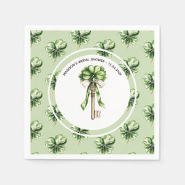 Personalisierte Hochzeits-Party zum St. Patrick’s  Serviette
