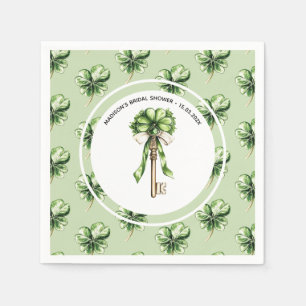 Personalisierte Hochzeits-Party zum St. Patrick’s  Serviette