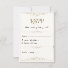 Personalisierte Hochzeits-RSVP-Karte – 3,5x5 druck RSVP Karte
