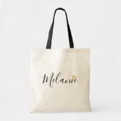 Personalisierte Hochzeits-Tasche - modernes Tragetasche (Vorne)