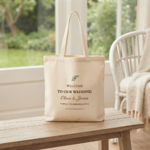 Personalisierte Hochzeits-Willkommens-Tasche Rus Tragetasche