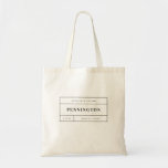 Personalisierte Hochzeits-Willkommens-Tasche Tragetasche<br><div class="desc">Diese Schwarzweiss-Hochzeitswillkommens-Taschentasche ist für Brautpartys, Duschen u. Elternteilgeschenke groß. Fertigen Sie diese Leinwandtasche mit den Namen Ihrer Braut u. Bräutigams, besonders an oder behalten Sie sie für selbst mit Ihnen u. Ihrem bedeutenden anderes Info auf der Front. Dieses ist ein großes Andenkengeschenk, damit jede mögliche Paare oder Familie für immer...</div>