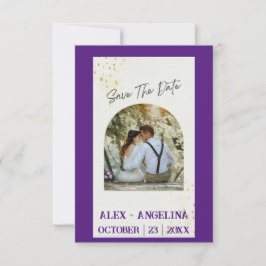 Personalisierte Hochzeitsankündigung mit Ihrer ein Save The Date