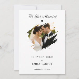 Personalisierte Hochzeitsanzeigenkarte Ankündigung