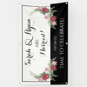 Personalisierte Hochzeitsbanner (Tag) Banner (Vertikal)