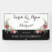 Personalisierte Hochzeitsbanner (Tag) Banner (Horizontal)