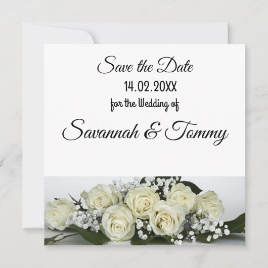 Personalisierte Hochzeitseinladung Einladung (Vorderseite)