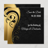 Personalisierte Hochzeitseinladung Einladung (Vorne/Hinten)