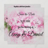 Personalisierte Hochzeitseinladung Einladung (Vorne/Hinten)