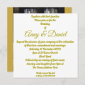 Personalisierte Hochzeitseinladung Einladung (Vorne/Hinten)