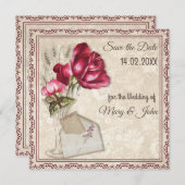 Personalisierte Hochzeitseinladung Einladung (Vorne/Hinten)