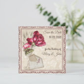 Personalisierte Hochzeitseinladung Einladung (Stehend Vorderseite)