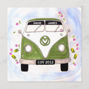 Personalisierte Hochzeitseinladung Liebe-Vans Einladung
