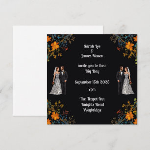 Personalisierte Hochzeitseinladungen und Einladung