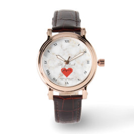 personalisierte Hochzeitsfeier Armbanduhr