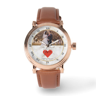 personalisierte Hochzeitsfeier Armbanduhr