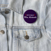 Personalisierte Hochzeitsfeier Button (Beispiel)