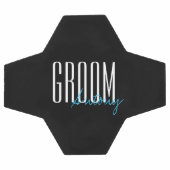 Personalisierte Hochzeitsfeier "Groom" Fußball (Flach)