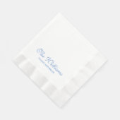 Personalisierte Hochzeitsfeier Serviette (Ecke)