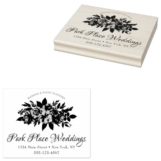 Personalisierte Hochzeitsfirmenlogos Gummistempel (Stempel)