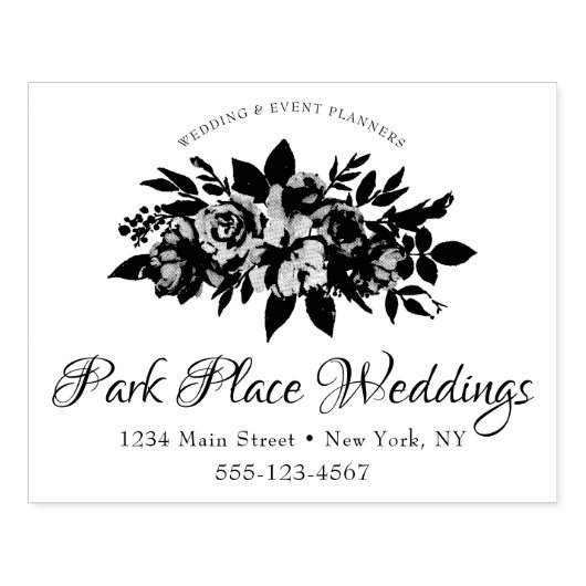 Personalisierte Hochzeitsfirmenlogos Gummistempel (Prägung)