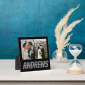 Personalisierte Hochzeitsfoto Collage Plaque Elega Fotoplatte (InSitu)