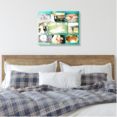 Personalisierte Hochzeitsfotografie Leinwanddruck (Insitu (Schlafzimmer))