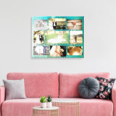 Personalisierte Hochzeitsfotografie Leinwanddruck (Insitu (Wohnzimmer))