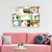 Personalisierte Hochzeitsfotografie Leinwanddruck (Insitu (Wohnzimmer))