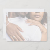 personalisierte Hochzeitsfotos mit QR-Code Einladung (Rückseite)